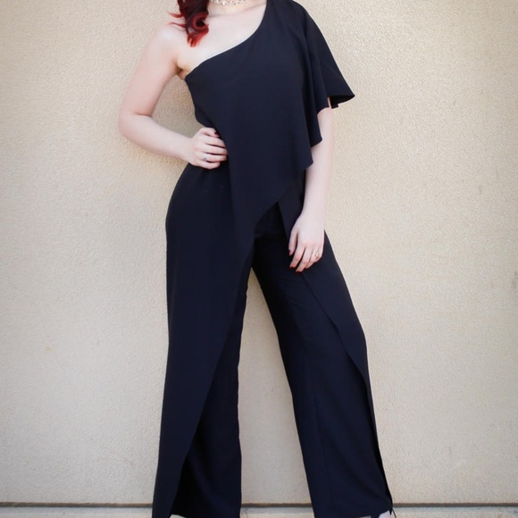 marina one shoulder jumpsuit